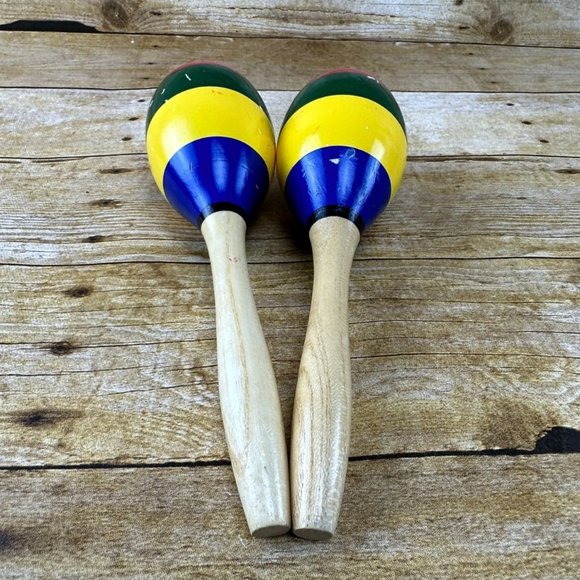 Melissa & Doug Musical Instrument Lot Maracas Cymbals Tone Block Replacements - Picture 10 of 11